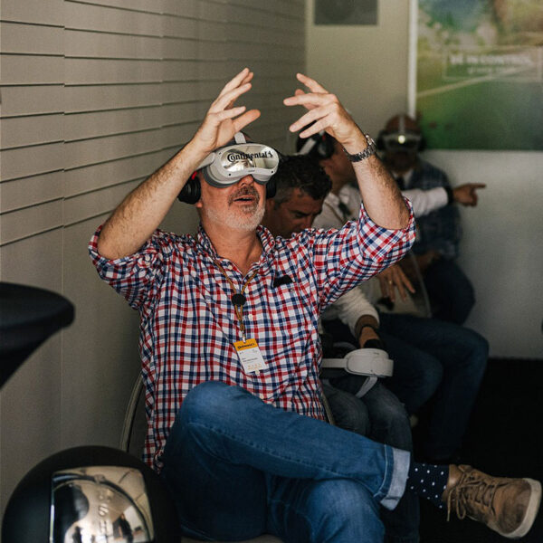 Continental VR Brille in Aktion