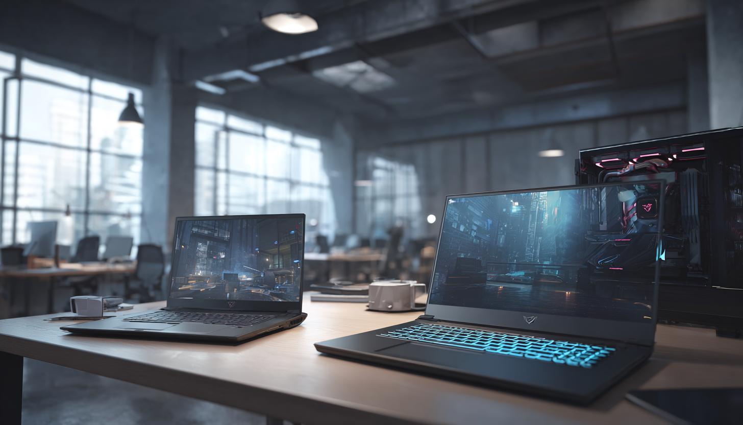 gaming laptops vs gaming pc 2025 zur miete