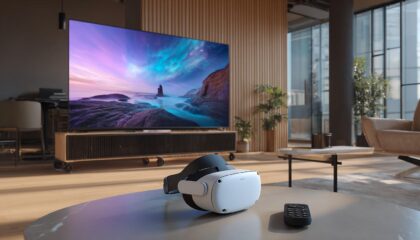 meta quest 3 mieten mit tv rollbondenstaender