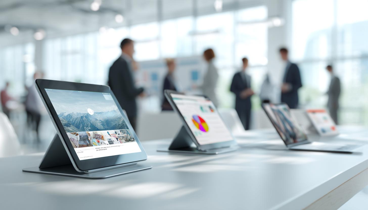 Produktvideos und Umfragen auf iPads – Präsentationslösungen zur Miete