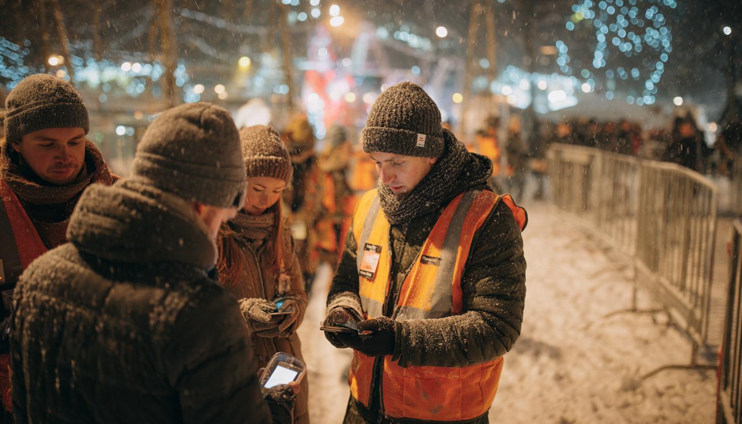 So unterstützen Miet-Smartphones den schnellen Einlass bei Winterevents